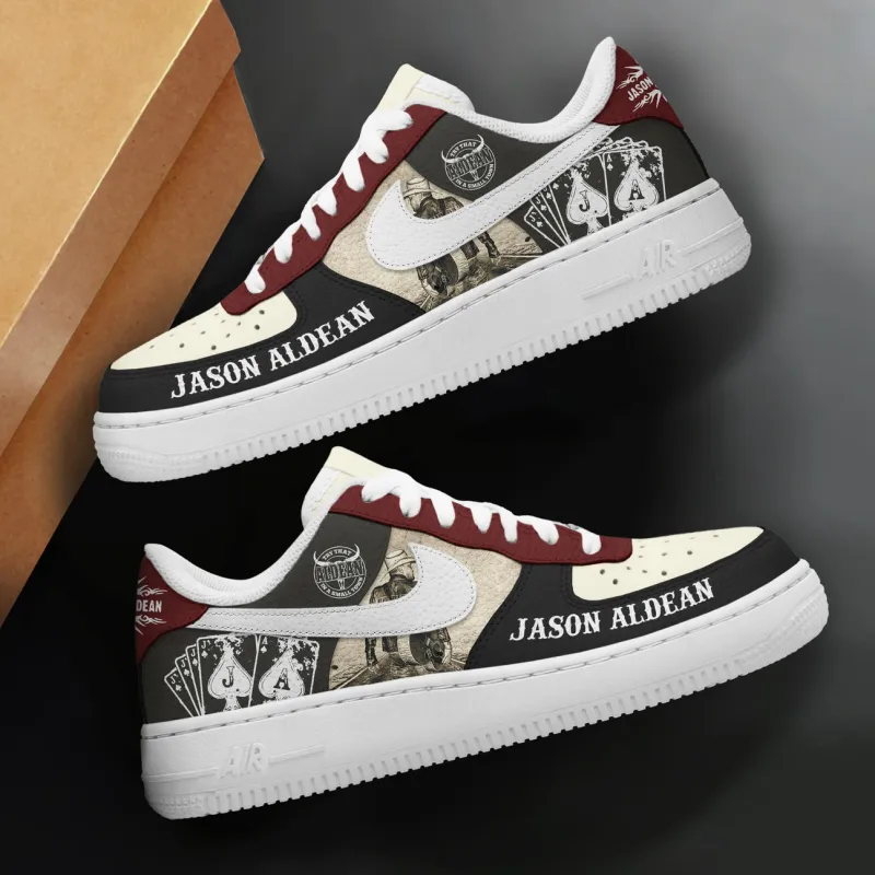 Jason Aldean Premium AF1 Sneakers IFDDAF10108 Idea Fanatic