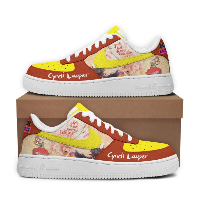 Cyndi Lauper Premium AF1 Sneakers IFDDAF10166 Idea Fanatic