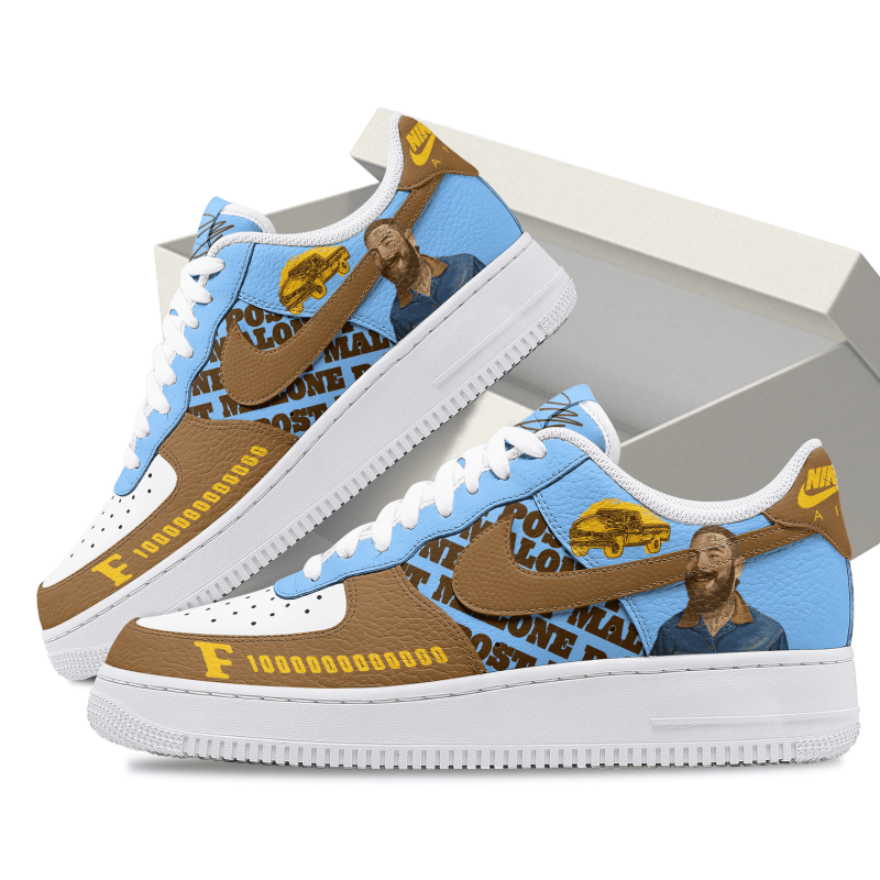 Post Malone Premium AF1 Sneakers IFDDAF10107 Idea Fanatic