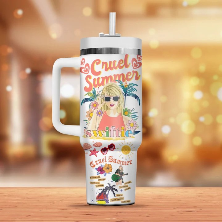 Taylor Swift Music Custom 40oz Stainless Steel Tumbler IFDD40OZ0106 Idea Fanatic