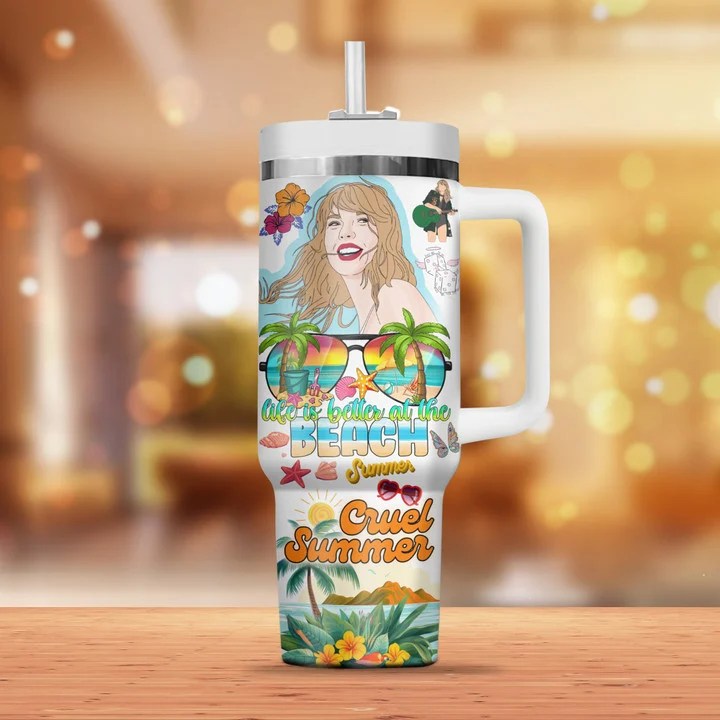 Taylor Swift Music Custom 40oz Stainless Steel Tumbler IFDD40OZ0106 Idea Fanatic