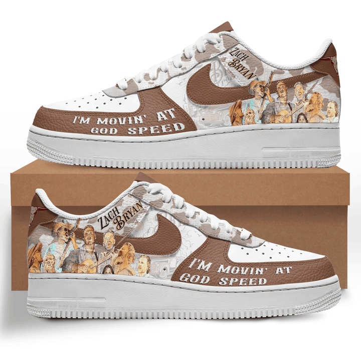 Zach Bryan Premium AF1 Sneakers IFDDAF10187 Idea Fanatic