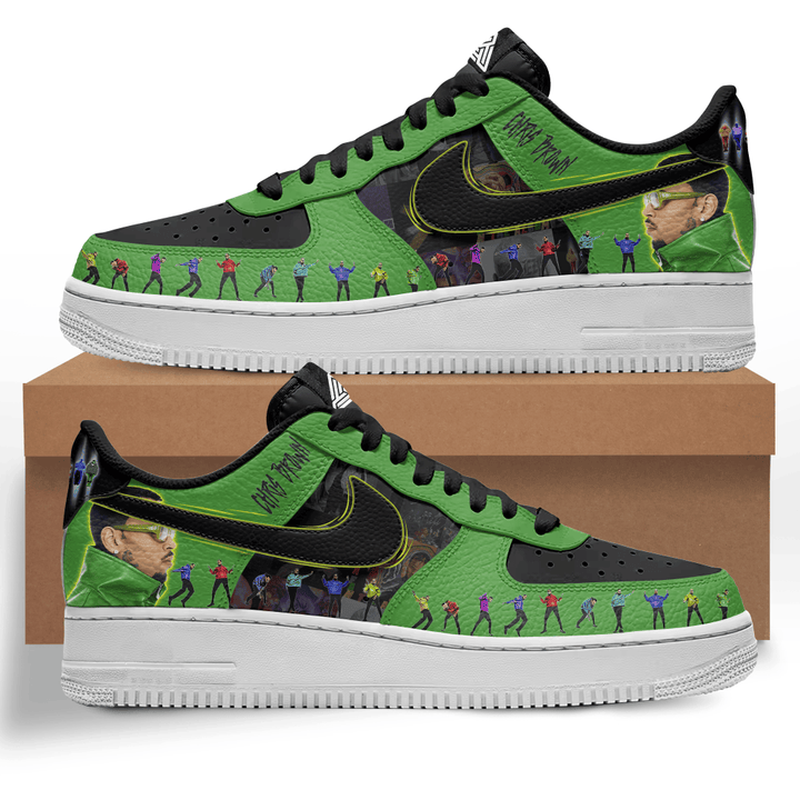 Chris Brown Premium AF1 Sneakers IFDDAF10162 Idea Fanatic