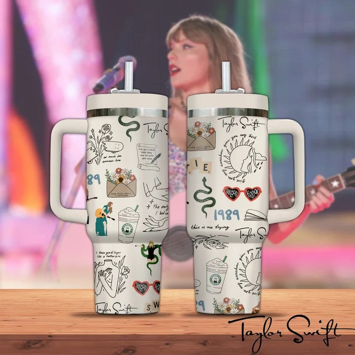 Taylor Swift Music Custom 40oz Stainless Steel Tumbler IFDD40OZ0107 Idea Fanatic