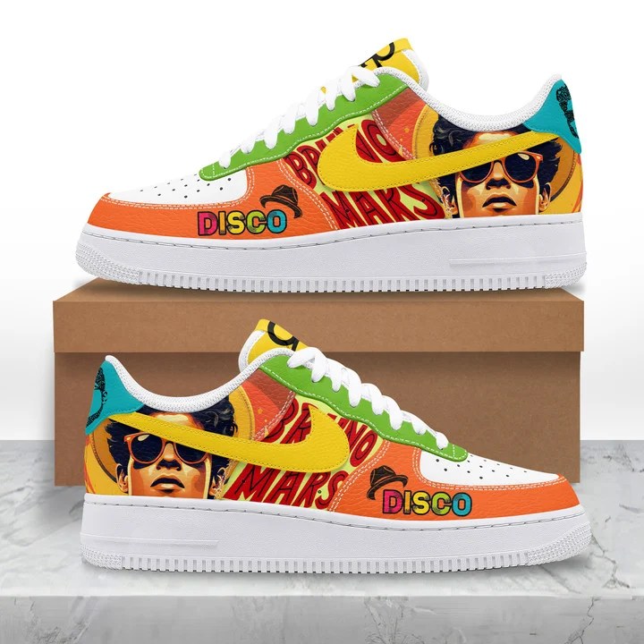 Bruno Mars Premium AF1 Sneakers IFDDAF10131 Idea Fanatic