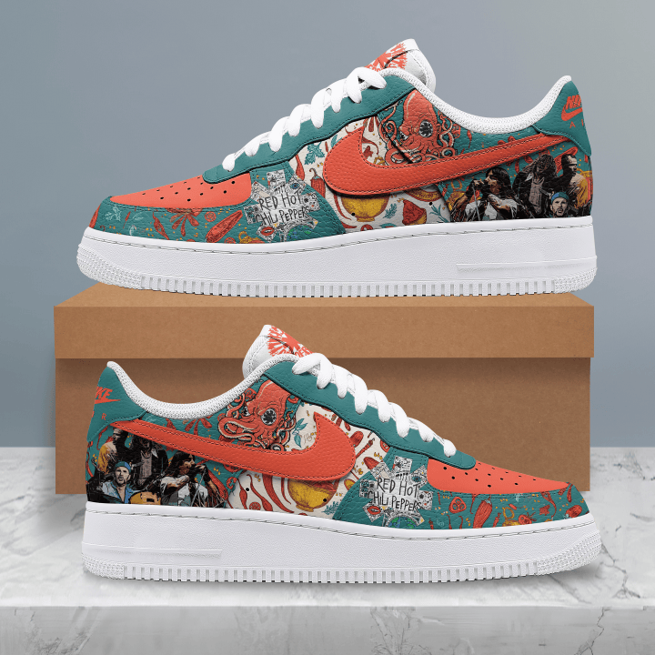 Red Hot Chili Peppers Premium AF1 Sneakers IFDDAF10159 Idea Fanatic