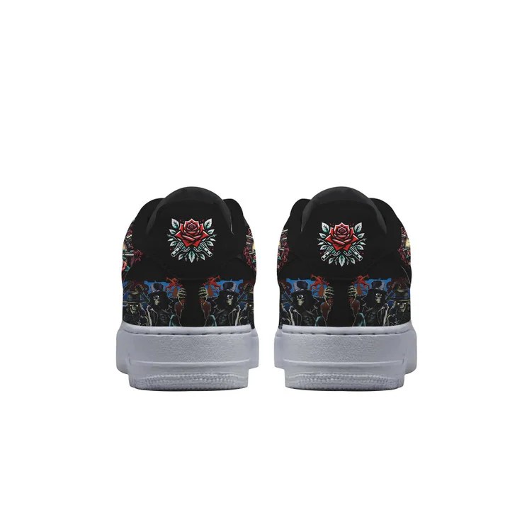 Guns N' Roses Premium AF1 Sneakers IFDDAF10123 Idea Fanatic