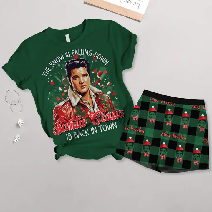 Premium Elvis Presley Pajamas Set THT EPR040524L123 Idea Fanatic