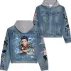 Elvis Presley Christmas Hooded Denim Jacket La Idea Fanatic