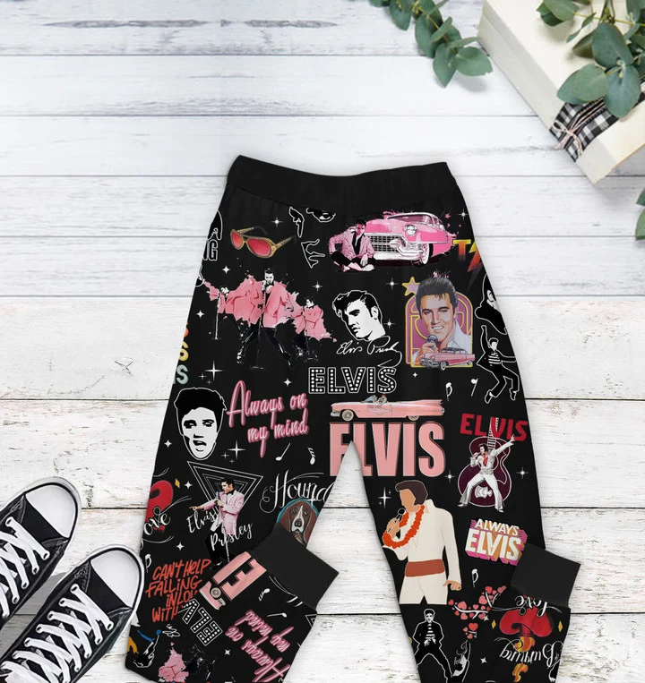 Premium Elvis Presley Pajamas Set Tl (4) Idea Fanatic