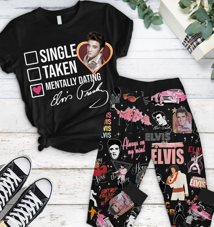 Premium Elvis Presley Pajamas Set Tl (4) Idea Fanatic