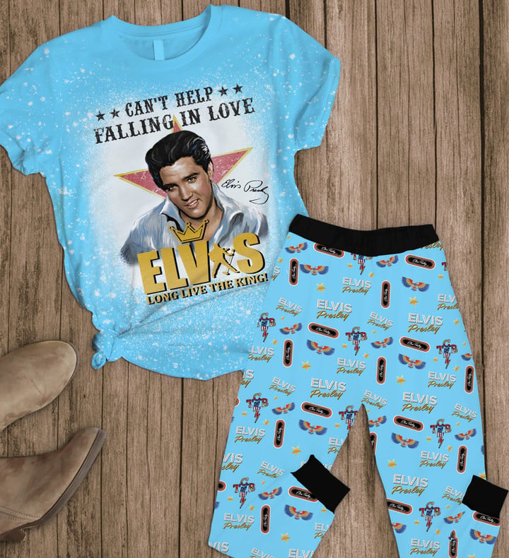 Premium Elvis Presley Pajamas Dt EPR040524L90 Idea Fanatic