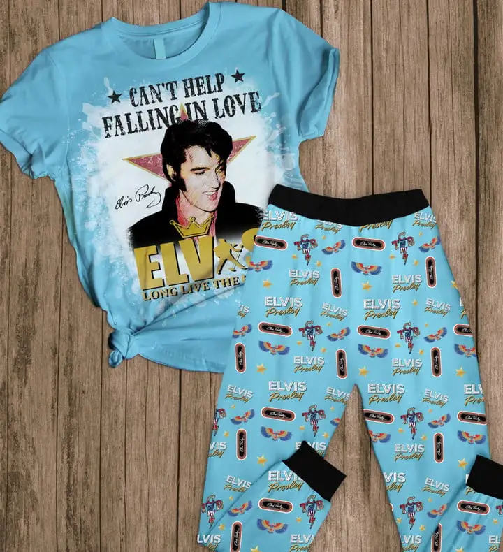 Premium Elvis Presley Pajamas Dt EPR040524L89 Idea Fanatic