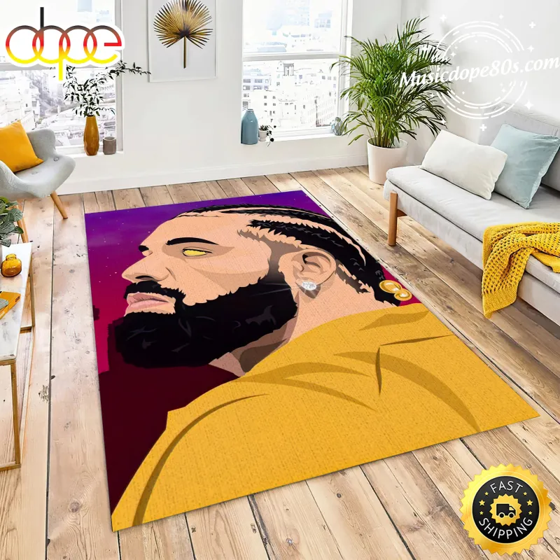 113 Drake London Vintage 90s Hip Hop Rug Carpet IDF80563 Idea Fanatic