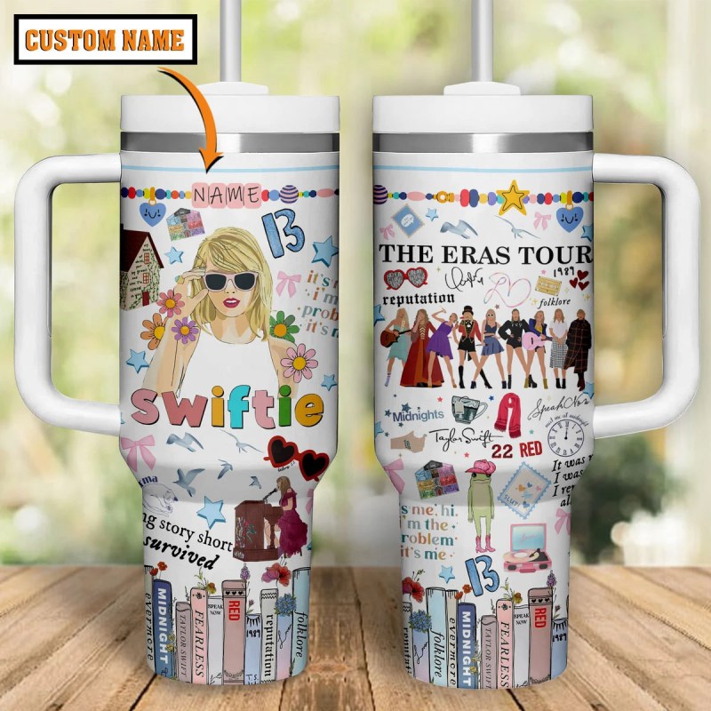 1711707569833 Taylor Swift Music Custom 40oz Stainless Steel Tumbler IFDD40OZ0111 Idea Fanatic