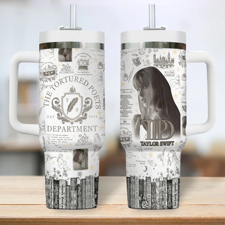 1712917520511 Taylor Swift Music Custom 40oz Stainless Steel Tumbler IFDD40OZ0115 Idea Fanatic