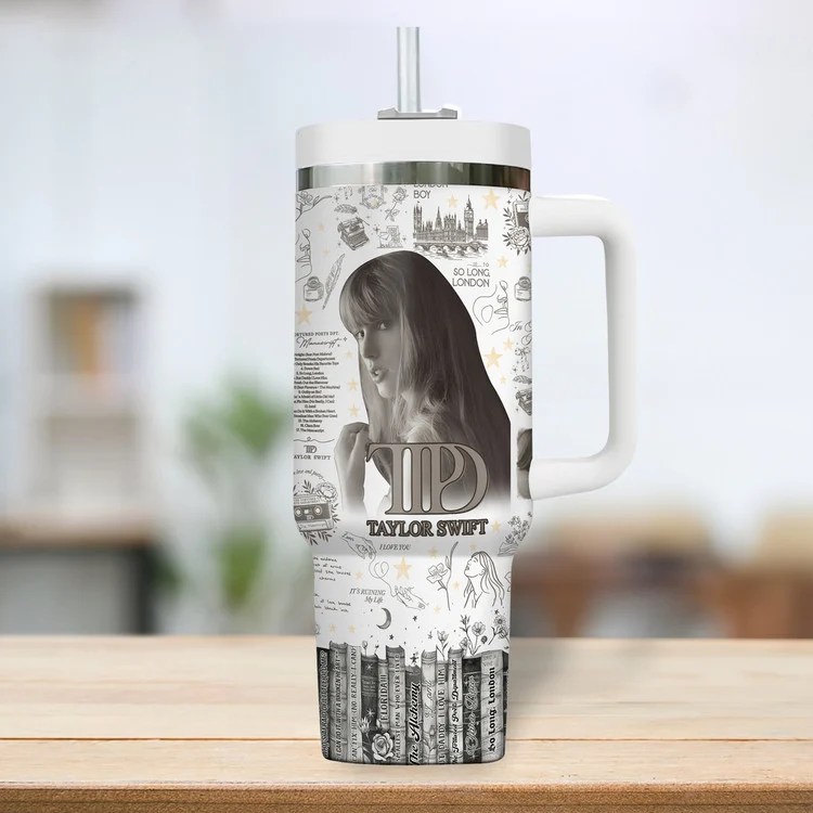 1712917520531 Taylor Swift Music Custom 40oz Stainless Steel Tumbler IFDD40OZ0115 Idea Fanatic