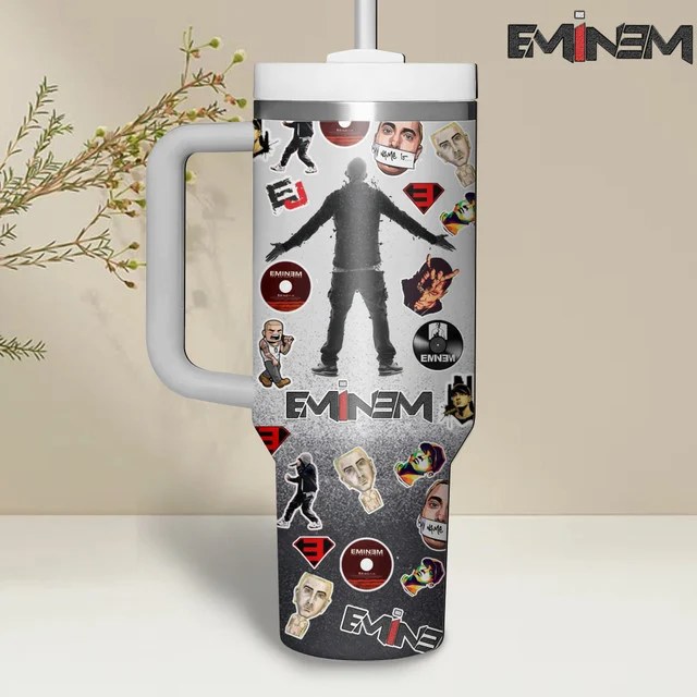 1718013806995 Eminem Music Custom 40oz Stainless Steel Tumbler IFDD40OZ0117 Idea Fanatic