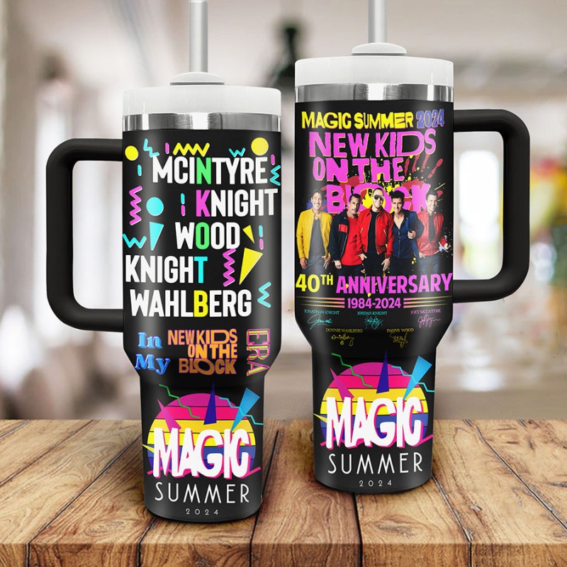 1721299138380 New Kids On The Block Music Custom 40oz Stainless Steel Tumbler IFDD40OZ0136 Idea Fanatic