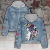 1ANHNV3009 Denim hood jacket Taylor Swift Taylor Swift Premium Hooded Denim Jacket IFDDHDJ0023 Idea Fanatic