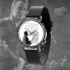 1Bruce Springsteen Black Leather Watch TANTN4904 mk1 Bruce Springsteen Black Leather Watch IDF947013 Idea Fanatic