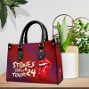 1The Rolling Stones 3 Leather Handbag MAITM4951 The Rolling Stones Premium Leather Lady HandBag IFDDLHB0009 Idea Fanatic