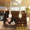 2 1 1 Elvis Presley Personalized Leather Handbag IDF872812 Idea Fanatic