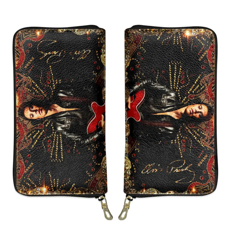 2 2 1 1 Elvis Presley Zip Around Wallet IDF873323 Idea Fanatic