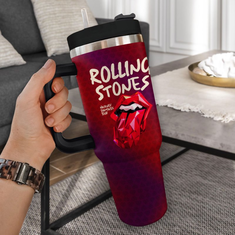 2 The Rolling Stones 40oz Stanley Tumbler MAITM7177 The Rolling Stones Personalized 40oz Stanley Tumbler IFDD40OZ0156 Idea Fanatic