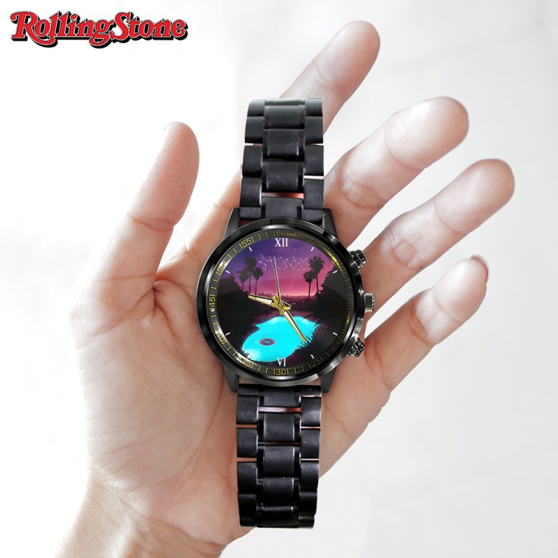 2 The Rolling Stones Black Stainless Steel Watch ANHNV4947 Yuna The Rolling Stones Black Stainless Steel Watch IFDDWCH0007 Idea Fanatic