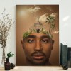 2Pac Makaveli Tree City Hip hop 90s Poster Canvas Tupac Makaveli Tree City Hip-hop 90s Poster Canvas IDFCWA0191 Idea Fanatic