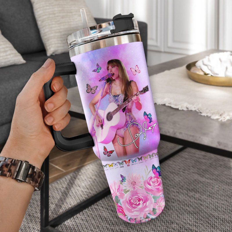 4 Taylor Swift 40 Oz Stanley Tumbler MAITM5097 Taylor Swift Personalized 40oz Stanley Tumbler IFDD40OZ0160 Idea Fanatic