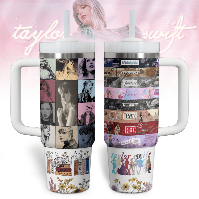 66391ae7db1dca90cf0db4b2 Taylor Swift Music Custom 40oz Stainless Steel Tumbler IFDD40OZ0103 Idea Fanatic