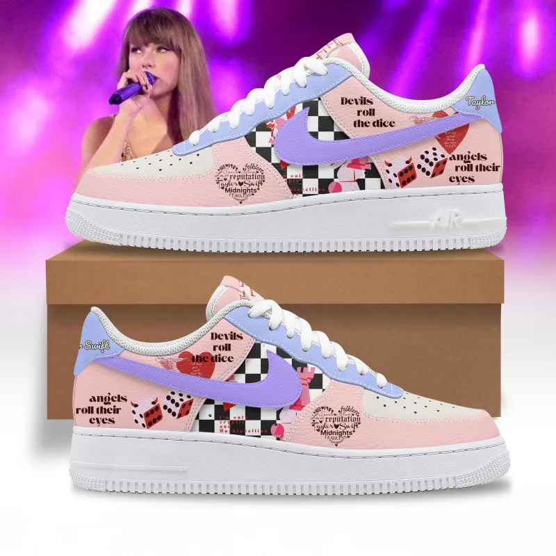 668ebf83a39b4f7cb0039805 Taylor Swift Premium AF1 Sneakers IFDDAF10177 Idea Fanatic