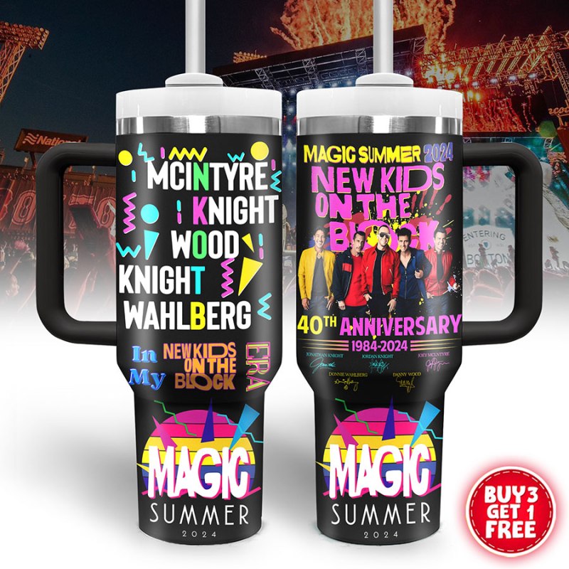 669a38b026b481a3b307dad3 1 New Kids On The Block Music Custom 40oz Stainless Steel Tumbler IFDD40OZ0136 Idea Fanatic