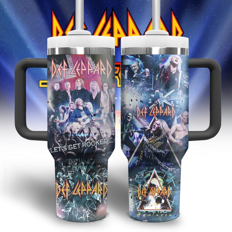 669b34e01cf38b2e92042b69 1 Def Leppard Music Custom 40oz Stainless Steel Tumbler IFDD40OZ0138 Idea Fanatic