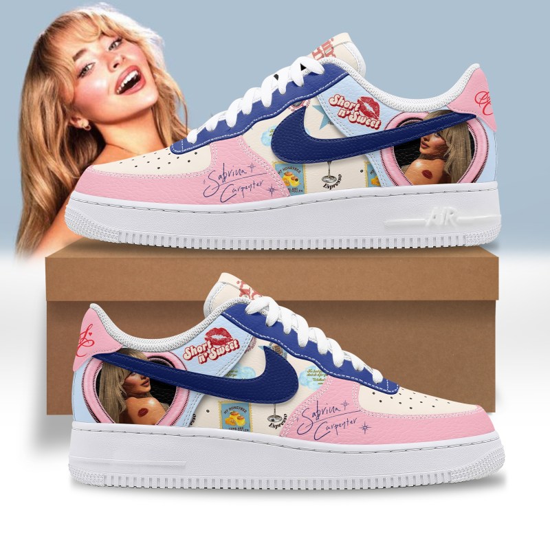 66b003febb1e0f3209068fa2 1 Sabrina Carpenter Premium AF1 Sneakers IFDDAF10112 Idea Fanatic