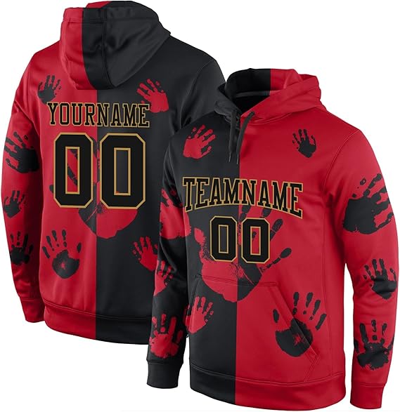 713P7D5CFL. AC SX569 Custom Name And Number Personalized Hoodie 009 Idea Fanatic