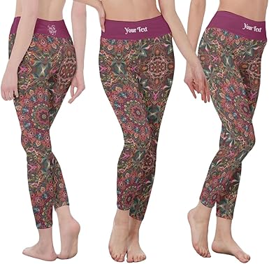 7159wwcm3nL. AC SX385 Custom Name Personalized Leggings 016 Idea Fanatic