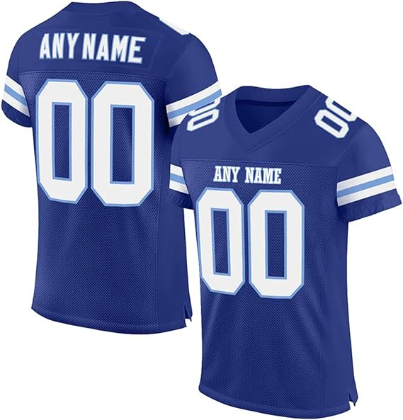 71H k5QmURL. AC SX569 Custom Name And Number Personalized Football Jersey 009 Idea Fanatic