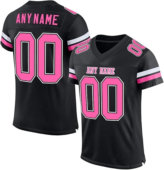 71U2D52QaCL. AC SX569 Custom Name And Number Personalized Football Jersey 004 Idea Fanatic