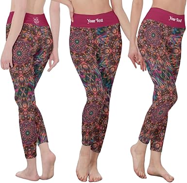 71rya3LnLRL. AC SX385 Custom Name Personalized Leggings 019 Idea Fanatic