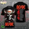 AC DC Rock Band PWR UP EU Tour 2024 Design 3D T Shirt AC/DC Rock Band PWR UP EU Tour 2024 3D T-Shirt IDF175231 Idea Fanatic