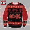 ACDC Band Logo Music Ugly Christmas Sweater AC/DC Band Logo Music Ugly Christmas Sweater IFDDUSW0138 Idea Fanatic