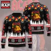 ACDC Band Music Xmas Tree Ugly Christmas Sweater AC/DC Band Music Xmas Tree Ugly Christmas Sweater IFDDUSW0146 Idea Fanatic