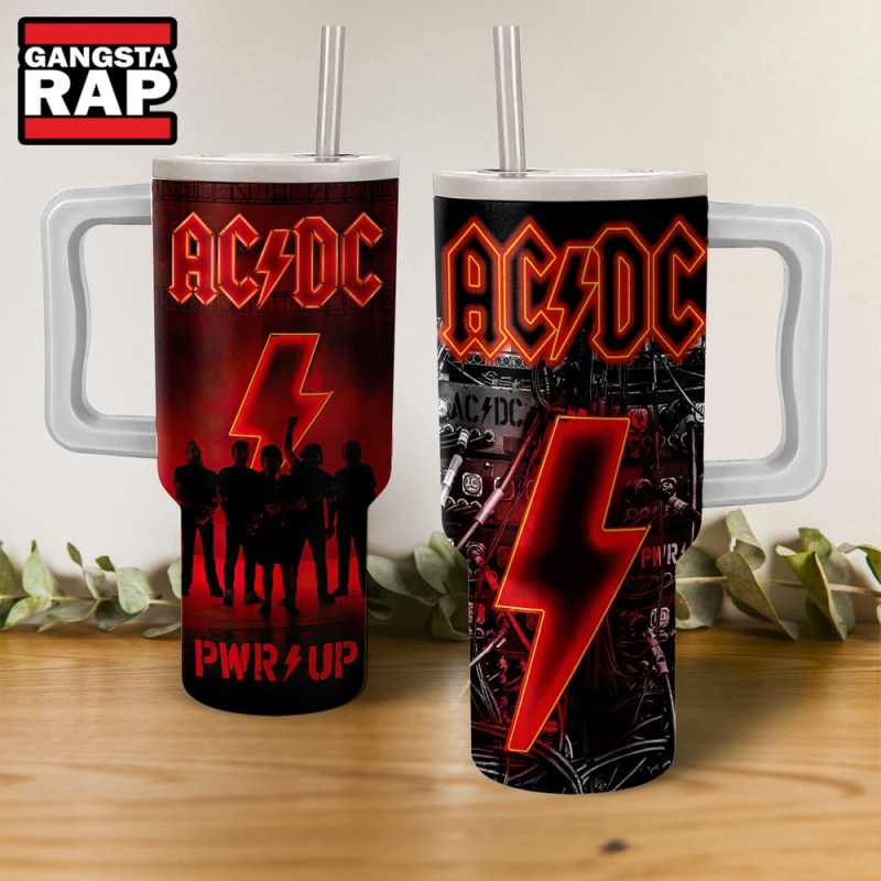 ACDC Pwe Up Tour Stanley Tumbler 40oz AC/DC Pwe Up Tour Stanley Tumbler 40oz IFDD40OZ0023 Idea Fanatic