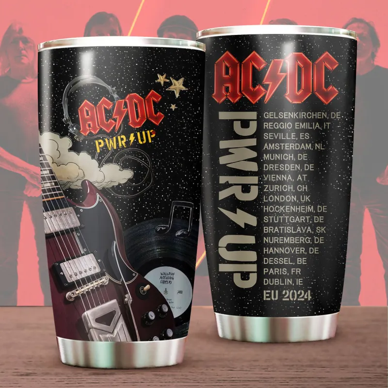 ACDC020424LNQ2VKH mk AC/DC PWR UP Tour EU 2024 Tumbler ACDC020424LNQ2VKH Idea Fanatic