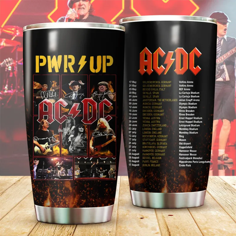 ACDC090324LNQ9DKD mk AC/DC PWR UP Tour EU 2024 3d Tumbler ACDC090324LNQ9DKD Idea Fanatic