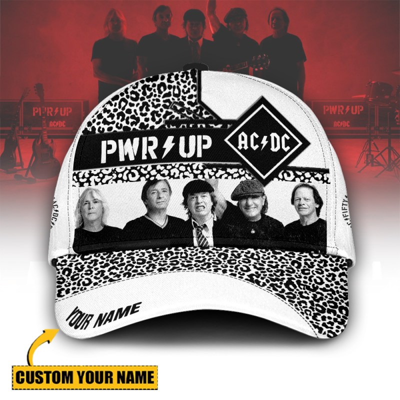 ACDC110324TTT6 mk1 AC/DC PWR UP TOUR 2024 Custom Name Classic Cap ACDC110324TTT6 Idea Fanatic