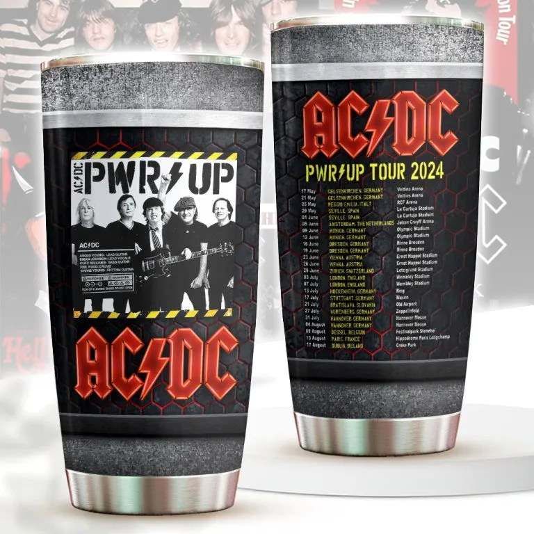 ACDC180324L4 mk AC/DC Tumbler Cup ACDC180324L4 Idea Fanatic